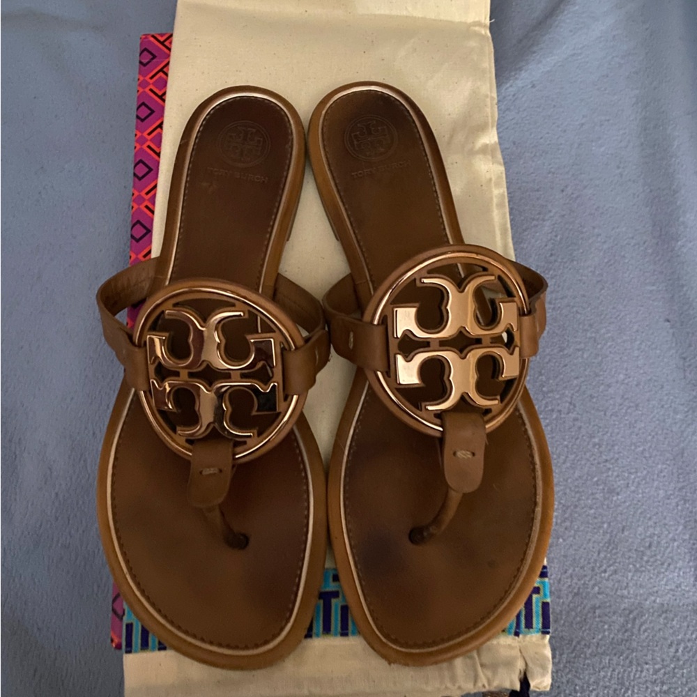 Tory Burch- Miller sandal Tan size 9